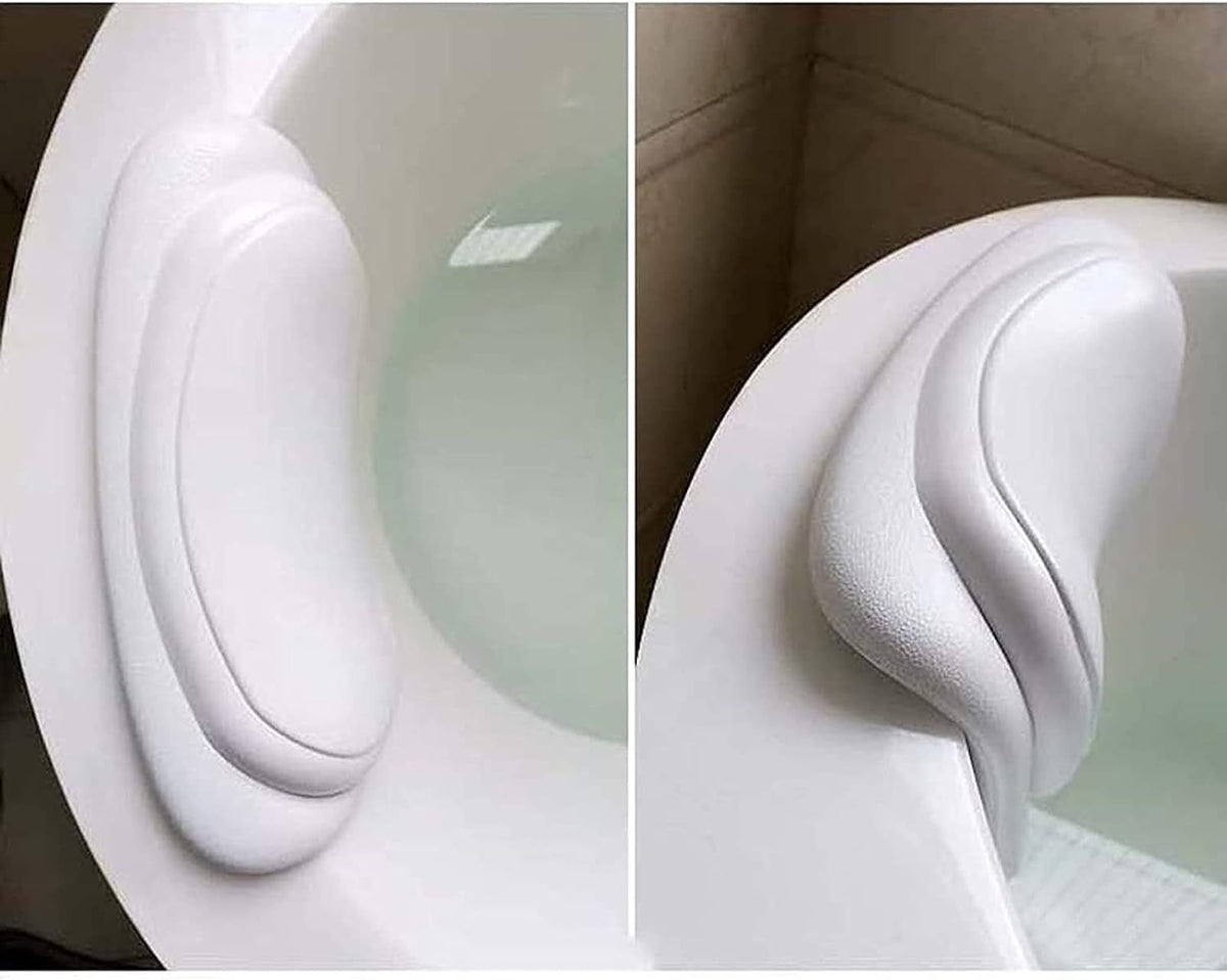 Bath Pillow for Tub, Ergonomic Bath Tub Pillows with Suction Cups, Bathtub Pillow Rest for Home Spa, Soft, Waterproof Headrest