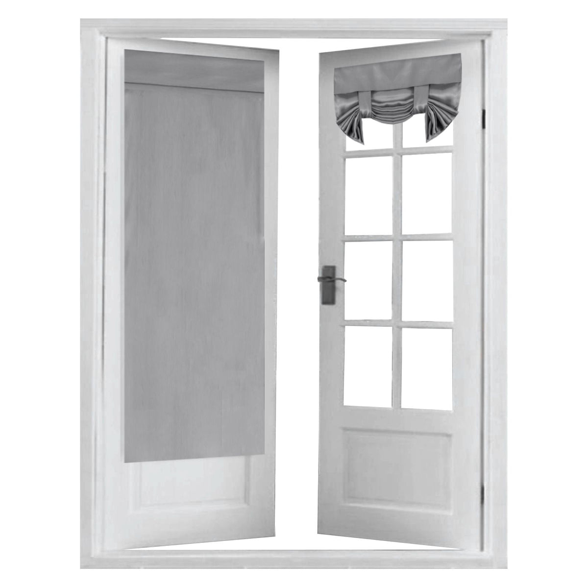Blackout French Door Curtain,Privacy Thermal Insulated Door Window Curtain for Glass Door/Front Door/Sliding Door