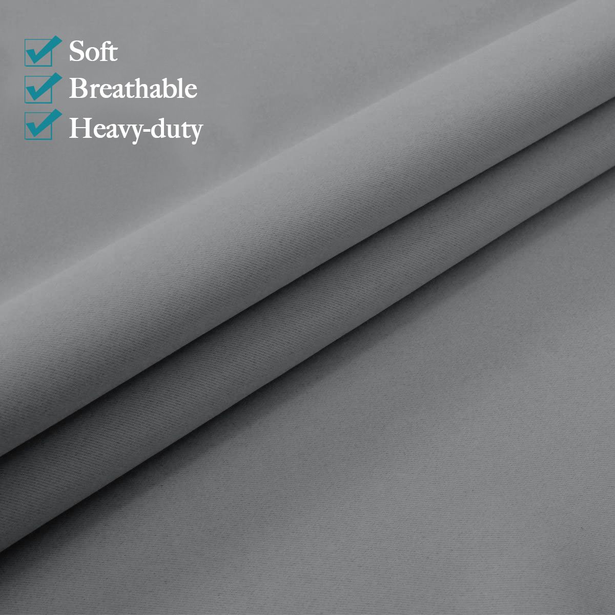 Blackout French Door Curtain,Privacy Thermal Insulated Door Window Curtain for Glass Door/Front Door/Sliding Door
