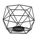 Tealight Holders Metal Wire Iron Tea Light Candle Holder Geometric Candle Holder Centerpieces for Wedding -3pcs