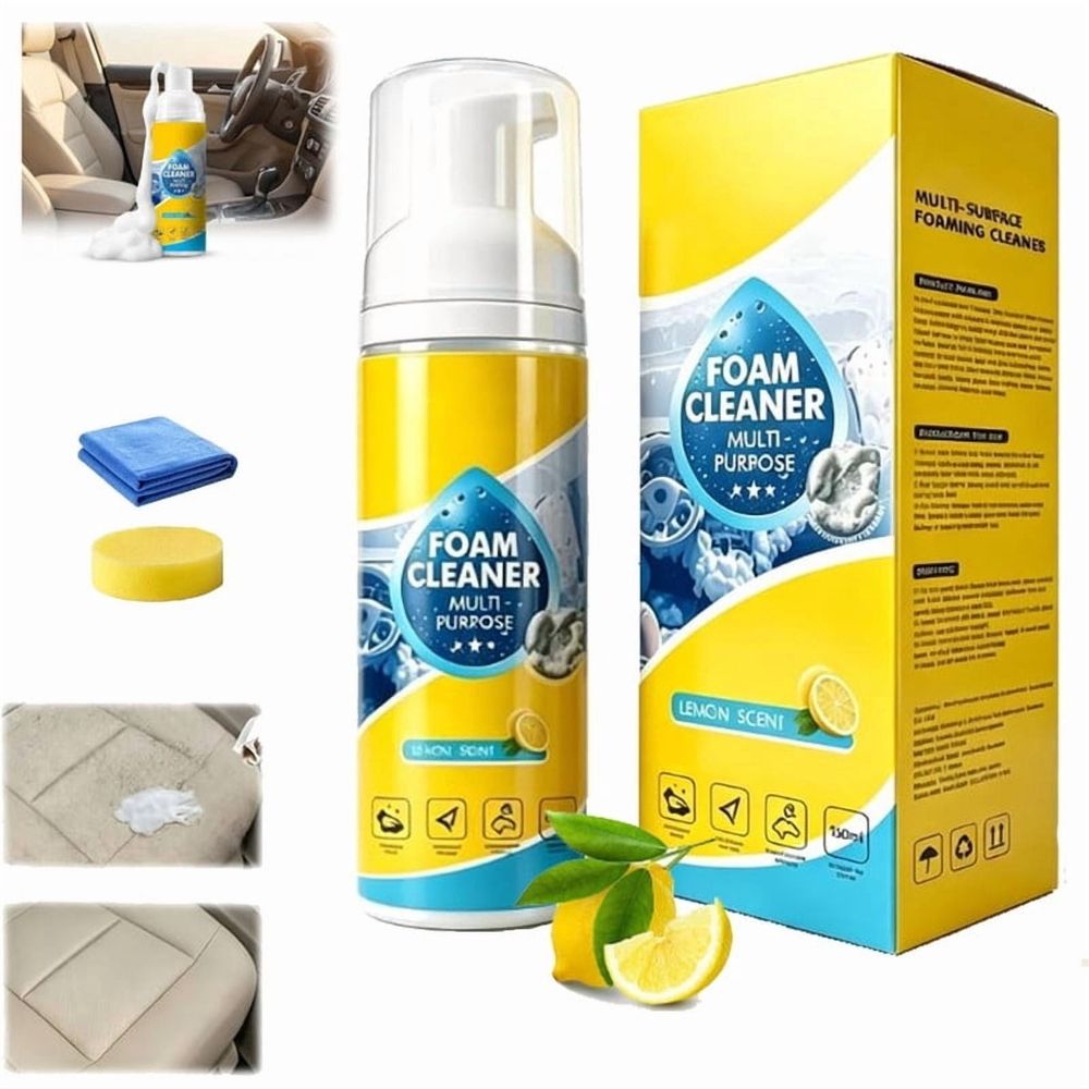 Multi Enzyme Cleaner,  Multi-Enzyme Foam Cleaner,Multi-Surface Foam Cleaner Spray for Kitchen, Upholstery, Carpet & Car Interior