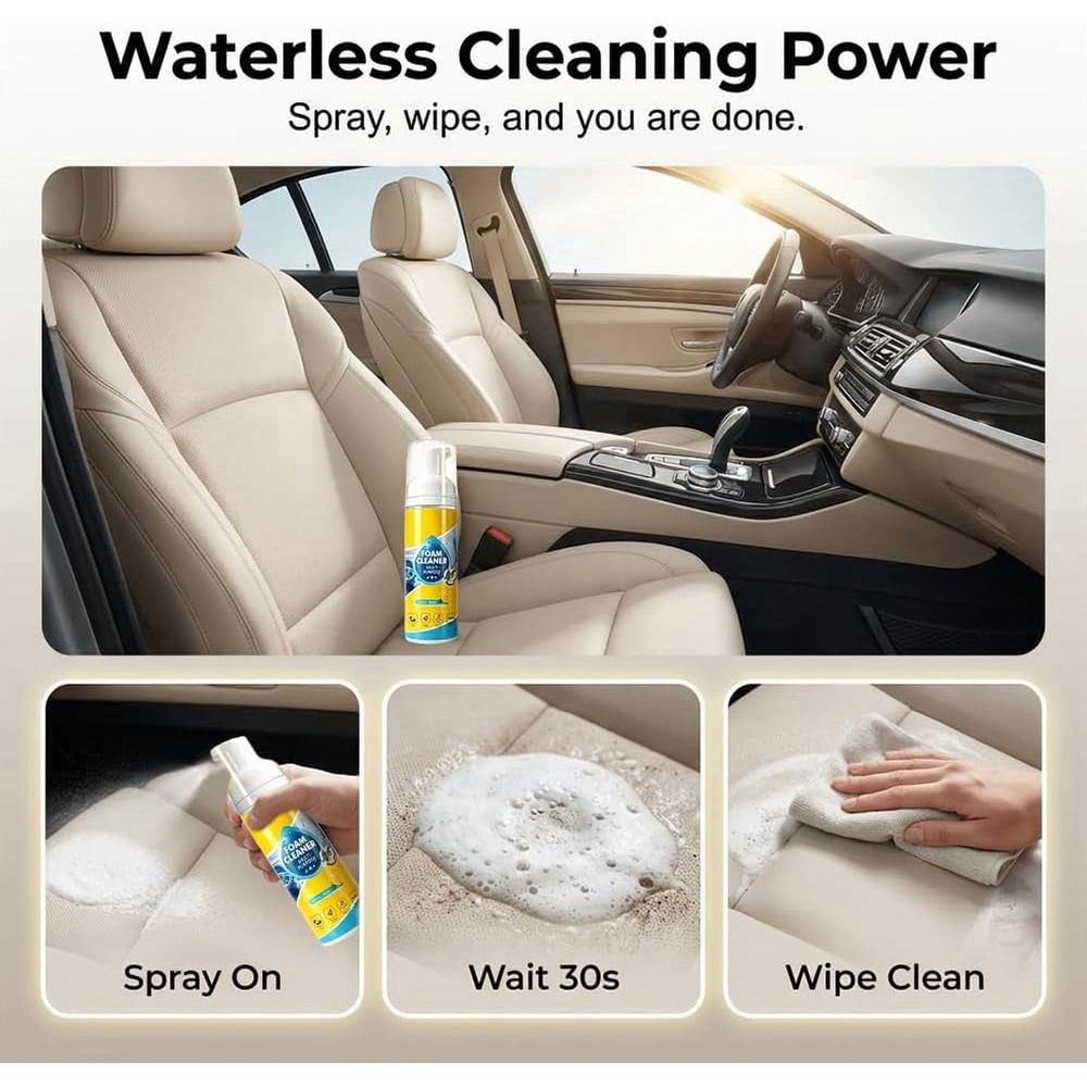 Multi Enzyme Cleaner,  Multi-Enzyme Foam Cleaner,Multi-Surface Foam Cleaner Spray for Kitchen, Upholstery, Carpet & Car Interior