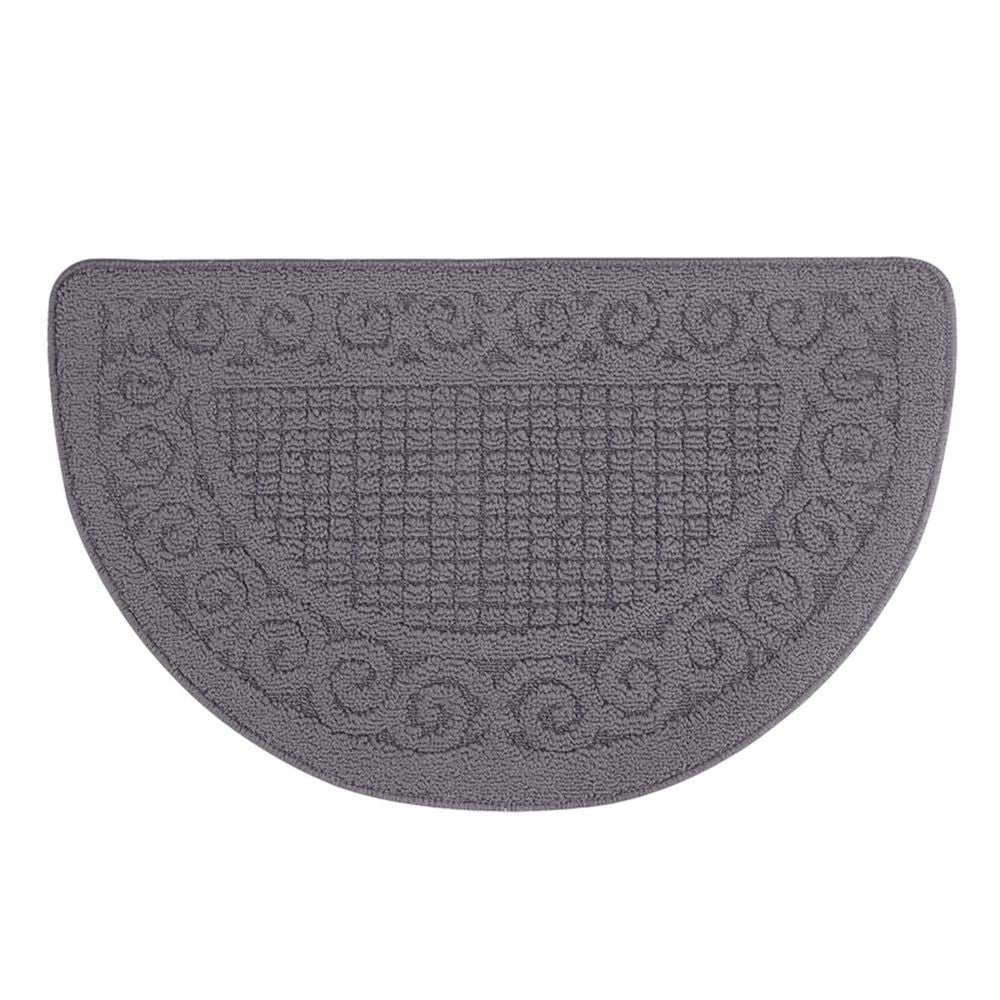 Half Circle Door Mat, Stain-Resist Door Mats, Non-Slip Polyester Floor Carpet, for Front Back Door and Entryway