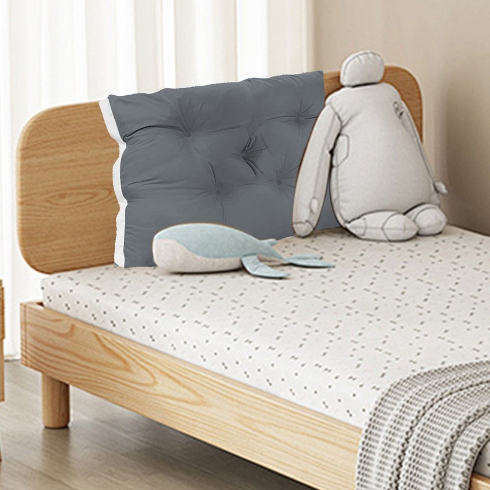 Bedside Cushion for Bedroom Sofa,Soft Headboard Pillow for Backrest Support,Comfortable Polyester Fiber,Removable Cover for Easy Maintenance Perfect for Beds Sofas Tatami Mats Restful Relax