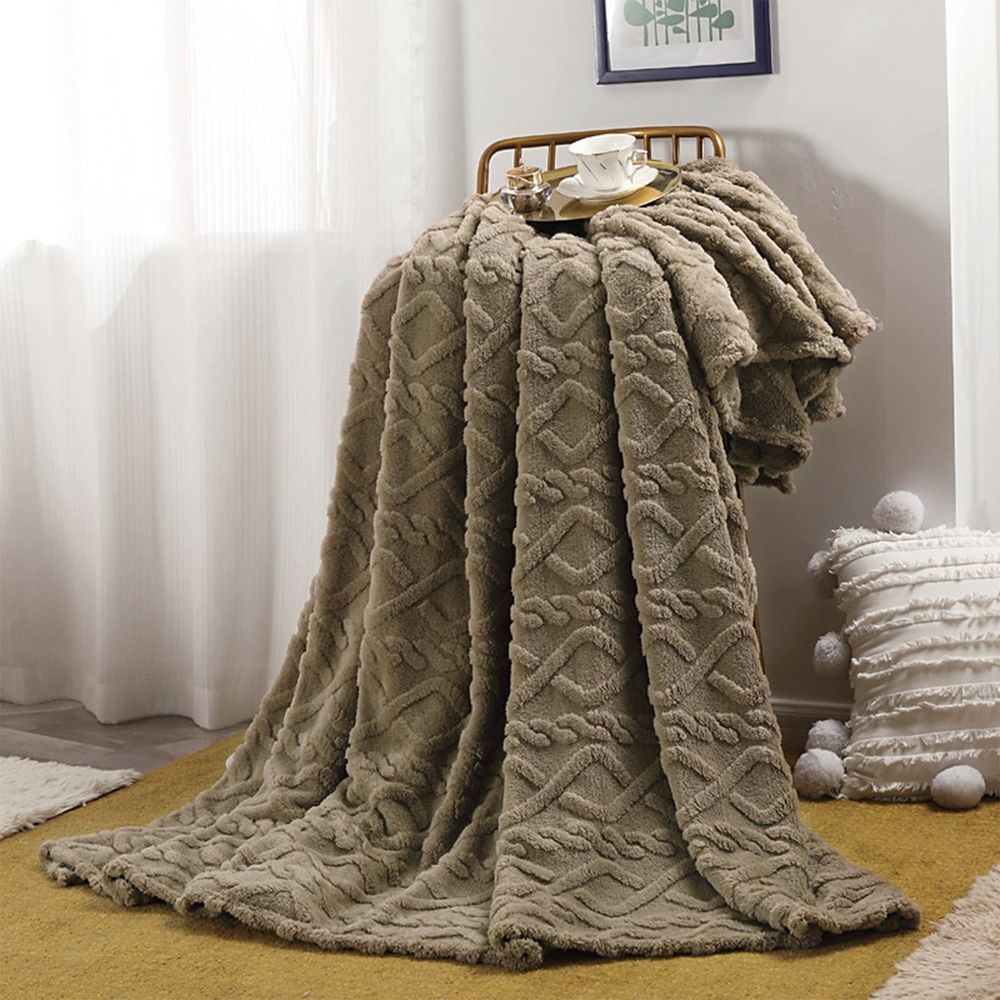 Soft Warm All Season Blanket Versatile Nylon Blanket Organizer For Lightweight Breathable Machine Washable Fade Resistant Sofa Bed Office Travel Camping Gifting Home Living Decor Blankets