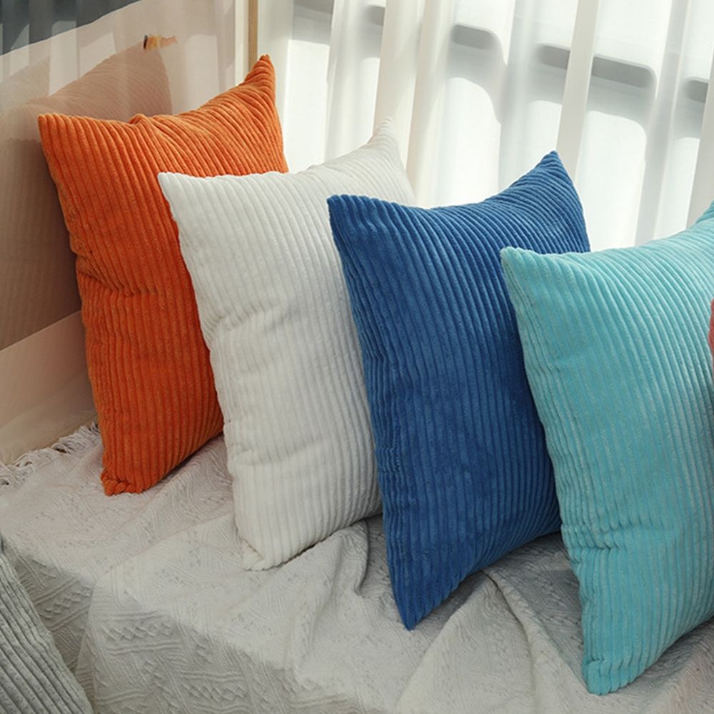 Orange Throw Pillows Covers 18x18 Set of 2,Decorative Throw Pillows Covers,Square Pillow Covers