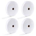 4 Rolls JellyRoll Batting Strip 2 1/4 Inch Total 200 Yards Cotton Blend Batting on A Roll, Flexible for JellyRoll Rugs