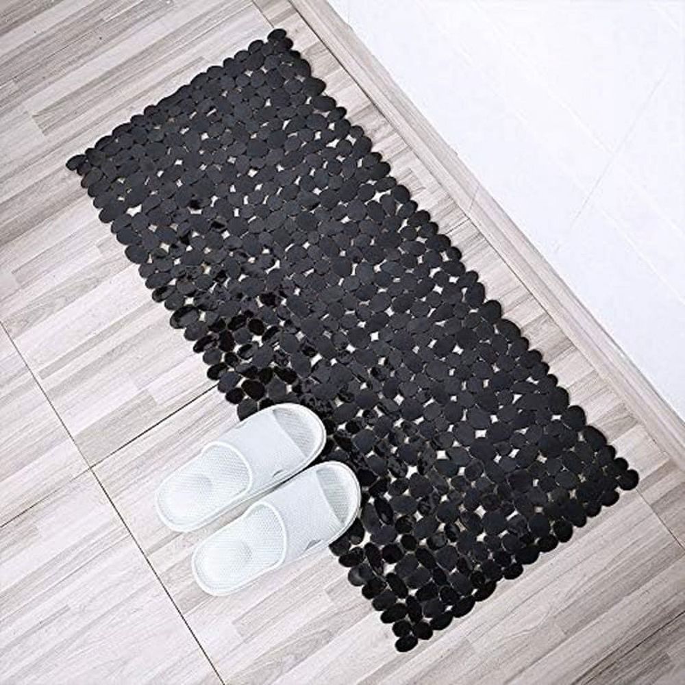 Pebble Bath Mat for Bathtub to Anti-Slip Bathtub Mat in Shower (Brown)