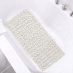 Pebble Bath Mat for Bathtub to Anti-Slip Bathtub Mat in Shower (Brown)