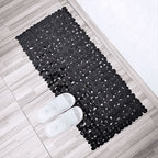 Pebble Bath Mat for Bathtub to Anti-Slip Bathtub Mat in Shower (Brown)
