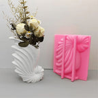 Alloy Steel Conch Vase Mold - 3D Large Shell Silicone Mold for Epoxy Resin and Gypsum, DIY Floral Arrangements