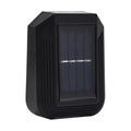 Black Solar Wall Sconce Light 2 Pack Warm Light IP65 Waterproof Outdoor Up Down Lighting for Courtyard Patio Porch Yard Garden Decor