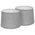 Lamp Shades Natural Linen Lampshades 12.6x11.6x9.8Inch High Replacement Fabric Lampshades for Table Lamp Floor Lamp-A
