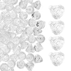 100Pcs Clear Plastic Lamp Bulb Covers for LED String Lights Weatherproof Outdoor Use