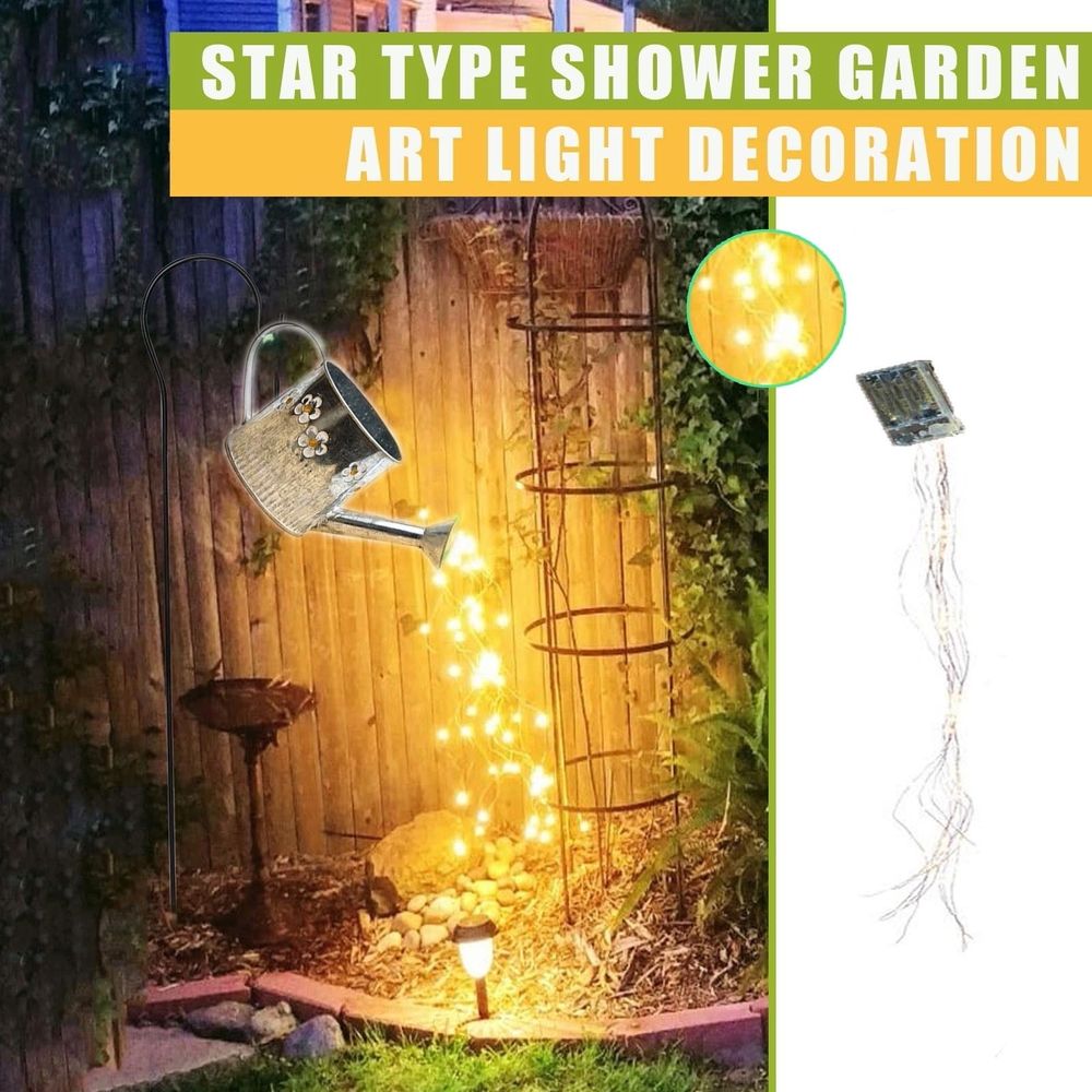 Waterproof Waterfall String Lights Decorative Twinkle Starry Lights,Branch Lights for Garden Outdoor,Waterfall Vine String Lights Watering Can Lights,Yard Lawn Patio Pathway Landscape Decoration