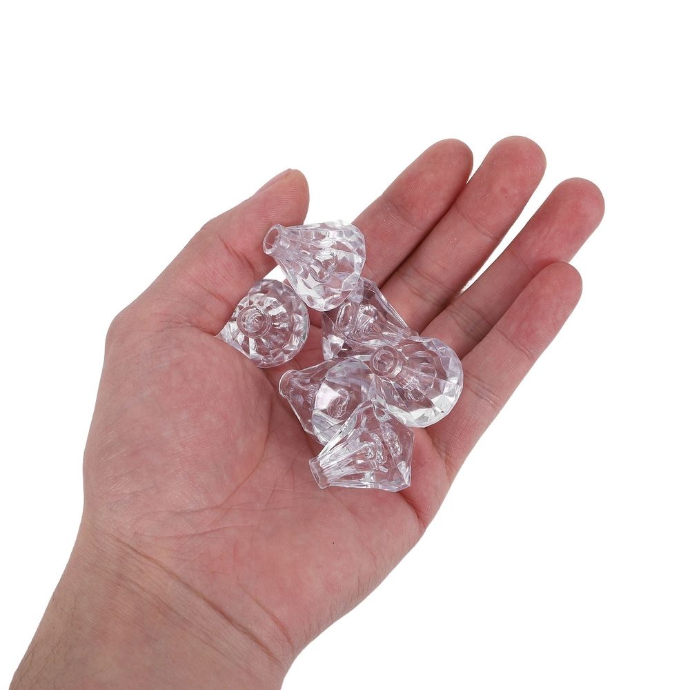100Pcs Clear Plastic Lamp Bulb Covers for LED String Lights Weatherproof Outdoor Use