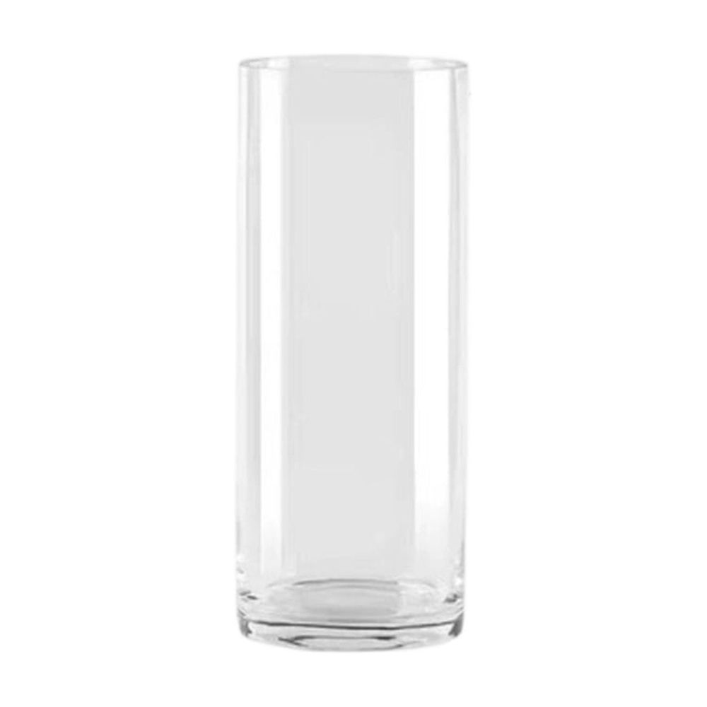 Clear Glass Cylinder Vase| Glass Flower Vase Centerpieces | Candle Holder for Wedding Centerpiece, Party Event, Home Office Decor