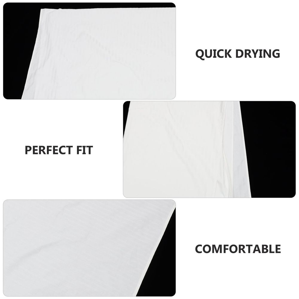 Soft Washable Fitted Bed Sheets, Breathable Fabric, Easy to Install, Bedding for a Comfortable Night's Sleep