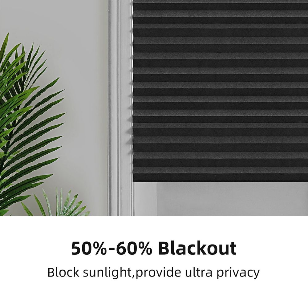 Pleated Window Shades,Block Viscose 35 Shades Window Blind Window Blind Block Pleated Window Shades Window Shades Window Qudai Block Coless