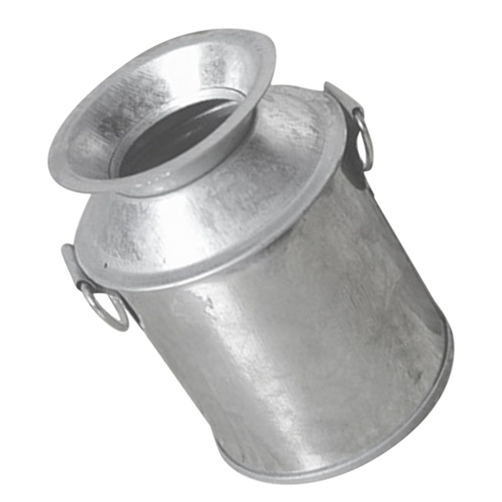 Metal Decorative Vases Miniature Vases Dollhouse Iron Milk Jug Silver 1Pack