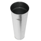 Vintage Silver Iron Vase - Elegant Centerpiece for Living Room and Office