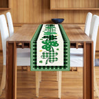 Table Decor Linen Jute Fabric for Spring Festival Home Kitchen Dining Party Decoration