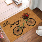 1X Carpet Summer Door Mat Summer Welcome Coir Door Mats Funny Doormat Welcome Outdoor Mat