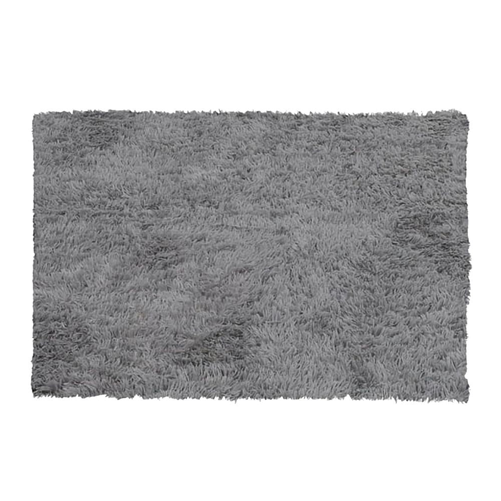 1X Carpet Shag Light Gray Area Rug 3' X 5' Soft Area Rugs for Living Room Bedroom Kids Room Decor Carpet Light Gray