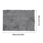 1X Carpet Shag Light Gray Area Rug 3' X 5' Soft Area Rugs for Living Room Bedroom Kids Room Decor Carpet Light Gray