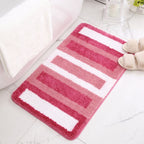 Area Rugs,Soft Comfortable Bathroom Rug Bath Mat Modern Anti Slip Microfiber Fluffy Waterproof Bath Mat