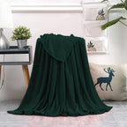 Large Flannel Fleece Throw Blanket, 27.5×39.3 Inch - Cozy Lightweight Thick Blanket - All Seasons Suitable for Women, Men and Kids (Pink)