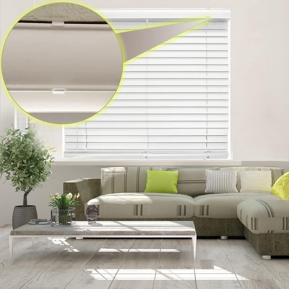 Textile Curtain Clips, 18-Piece Clear Curtain Positioning Clips, 2.1in Plastic Hidden Curtain Clips, Easy Installation No Drilling, Suitable for Home/Shop/Hotel Curtain Fixation