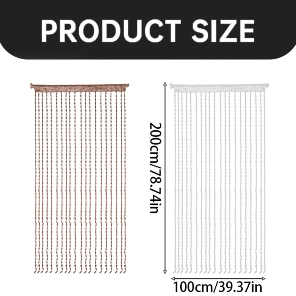 Blackout Curtains,Bead Curtain Patio Door And Beaded Door Opening Curtain 100x200cm Beaded Curtain Door String