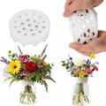 2 Pcs Silicone Flower Arranging Grid,Stretchable Transparent Blossom Grid for Vases,Flexible Silicone Flower Grid for Ikebana,Wedding Venue and Home Floral Arrangements
