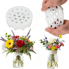 2 Pcs Silicone Flower Arranging Grid,Stretchable Transparent Blossom Grid for Vases,Flexible Silicone Flower Grid for Ikebana,Wedding Venue and Home Floral Arrangements