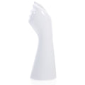 Plated Silver Ceramic Hand Vase Decorative Human Body Arm Sculpture for Desktop Decor