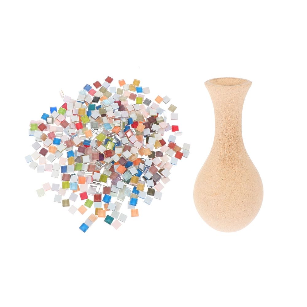 Small Flower Vase for Home Decor, Cute Aesthetic Floral Arrangement, Perfect Gift for Kids and Flower