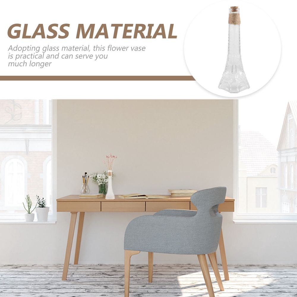 Glass Vases Flower Vase Home Decoration Friends Garden 1Set