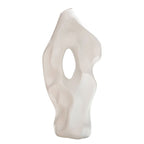 White Ceramic Vase Modern Minimalist Table Centerpiece Flower Arrangement Decor