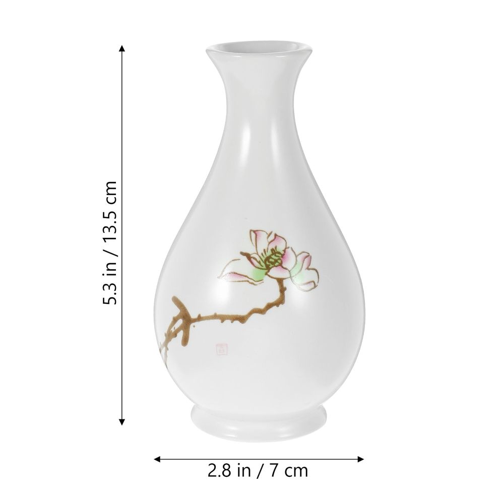 Ceramic Vase White Aromatherapy Bottle for Home and Office Decoration