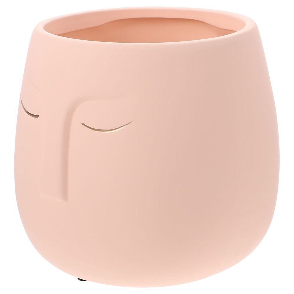 plant pots indoor Flowerpot Ceramics Pink Flower Lovers Table 1Set
