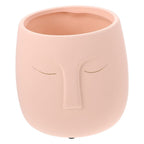 plant pots indoor Flowerpot Ceramics Pink Flower Lovers Table 1Set