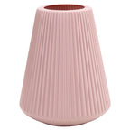 Dark Blue Plastic Vase Nordic Style for Storage Fashion Home Decor