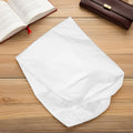 White Breathable Cylinder Pillow Cover with Removable Inner Case - Bolster Pillow Sleeve for Comfort and