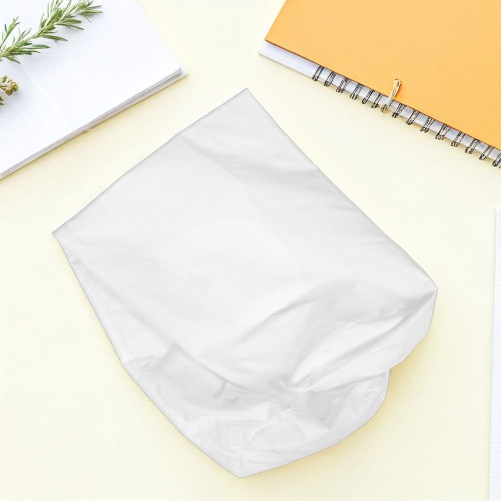 White Breathable Cylinder Pillow Cover with Removable Inner Case - Bolster Pillow Sleeve for Comfort and