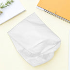 White Breathable Cylinder Pillow Cover with Removable Inner Case - Bolster Pillow Sleeve for Comfort and
