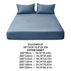 Deep Pocket Bed Sheet Queen Fitted Sheet - Soft Cotton Bed Sheet with 11\\" Deep Pocket, Solid Color Mattress Cover for Bedroom, Guest Room, and Vacation Homes