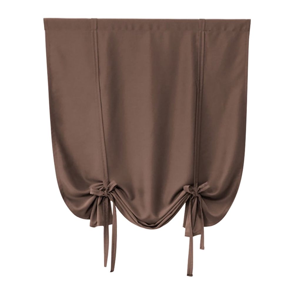 Curtain 1 Curtain for Bathroom Kitchen Adjustable Balloon Roman Curtains for Small Window Room Darkening Shades Drapes Panel Rod Pocket Purple Curtain
