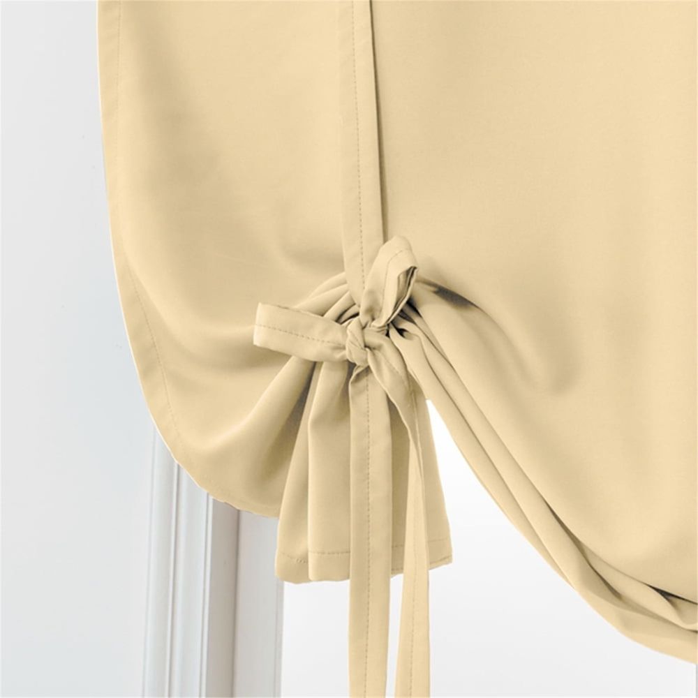 Curtain 1 Curtain for Bathroom Kitchen Adjustable Balloon Roman Curtains for Small Window Room Darkening Shades Drapes Panel Rod Pocket Purple Curtain