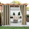 52*72 Inches (132X182Cm) Curtain Waterproof Outdoor Pavilion Terrace Curtain Thermal Insulation Shading Curtain